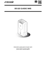 Ecoair DD122 CLASSIC MK5 User Manual preview