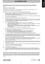 Preview for 12 page of Ecoair DD1C Black Edition User Manual