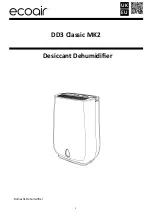 Ecoair DD3 Classic MK2 Manual preview