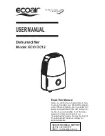 Предварительный просмотр 1 страницы Ecoair ECO DC12 User Manual