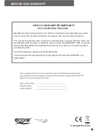 Preview for 17 page of Ecoair ECO DD122FW CLASSIC User Manual