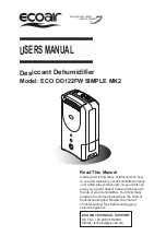 Ecoair ECO DD122FW SIMPLE MK2 User Manual preview