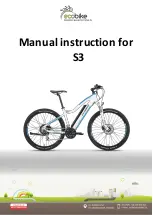 Ecobike S3 Manual Instruction preview