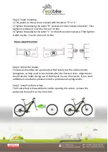 Предварительный просмотр 12 страницы Ecobike S3 Manual Instruction