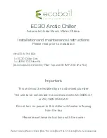 Ecoboil EC 30 Installation And Maintenance Instructions preview