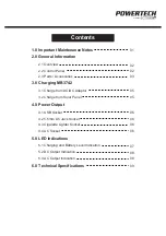 Preview for 2 page of ECOBOXX Powertech MB3742 User Manual