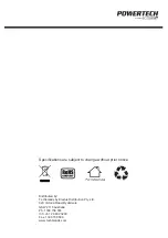 Preview for 12 page of ECOBOXX Powertech MB3742 User Manual