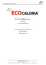 Preview for 7 page of ECOCaloria REM Installation And Operation Manual