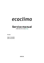 ecoclima CM2-H16/4DR2 Service Manual preview