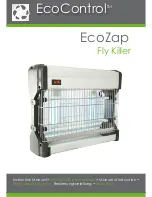 ECOCONTROL ECOZAP Instruction Manual preview