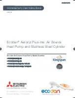 Preview for 1 page of Ecodan PUHZ-HW140VHA-BS User Instructions