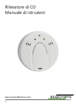 Ecodhome SmartDHOME CO Detector Installation Manual preview