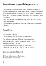 Preview for 4 page of Ecodhome Socket switch and power meter Installation Manual