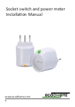 Предварительный просмотр 9 страницы Ecodhome Socket switch and power meter Installation Manual