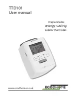 Preview for 1 page of Ecodhome TTD101 User Manual