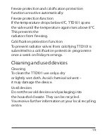 Preview for 19 page of Ecodhome TTD101 User Manual