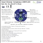 Preview for 10 page of EcoDim Eco-Dim.07 Z-Wave User Manual