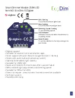 Preview for 4 page of EcoDim Eco-Dim.10 Zigbee User Manual