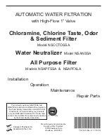 Preview for 1 page of Ecodyne Water Systems HPF Installation, Operation, Maintenance & Repair Parts