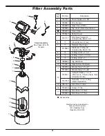 Preview for 21 page of Ecodyne Water Systems HPF Installation, Operation, Maintenance & Repair Parts