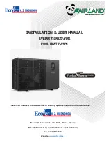 ECOFER FAIRLAND TurboSilence INVERX IXCR110T Installation & User Manual предпросмотр