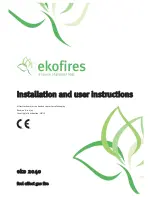 Предварительный просмотр 1 страницы ecofires eko 2040 Installation And User Instructions Manual