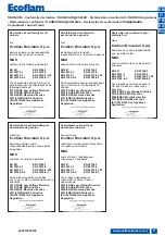 Предварительный просмотр 71 страницы Ecoflam 3144509 Operating Instructions Manual