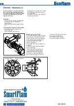 Предварительный просмотр 14 страницы Ecoflam 3145120 Manual