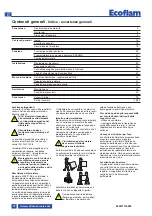 Предварительный просмотр 18 страницы Ecoflam 3147824 Manual