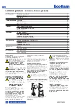 Предварительный просмотр 30 страницы Ecoflam 3147824 Manual