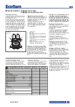 Предварительный просмотр 39 страницы Ecoflam 3147824 Manual