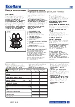 Предварительный просмотр 63 страницы Ecoflam 3147824 Manual