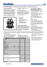 Предварительный просмотр 75 страницы Ecoflam 3147824 Manual