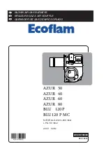 Preview for 1 page of Ecoflam AZUR 40 Manual