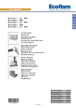 Ecoflam BLU 1000.1 LN PRE TC Technical Data Manual preview