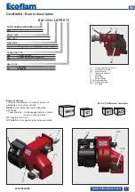 Предварительный просмотр 7 страницы Ecoflam BLU 1000.1 LN PRE TC Technical Data Manual