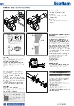 Предварительный просмотр 10 страницы Ecoflam BLU 1000.1 LN PRE TC Technical Data Manual