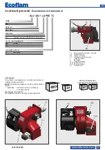 Предварительный просмотр 17 страницы Ecoflam BLU 1000.1 LN PRE TC Technical Data Manual