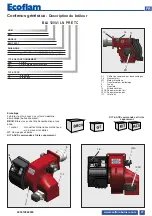 Предварительный просмотр 27 страницы Ecoflam BLU 1000.1 LN PRE TC Technical Data Manual