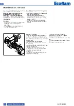 Предварительный просмотр 34 страницы Ecoflam BLU 1000.1 LN PRE TC Technical Data Manual