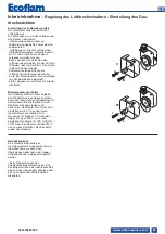 Предварительный просмотр 63 страницы Ecoflam BLU 1000.1 LN PRE TC Technical Data Manual