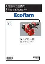 Preview for 1 page of Ecoflam BLU 1500.1 PR Manual