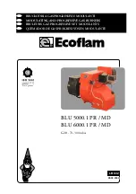 Предварительный просмотр 1 страницы Ecoflam Blu 5000.1 MD Manual