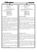 Preview for 2 page of Ecoflam COMPACT 20 R SP Instruction Manual