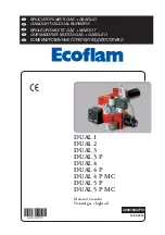 Предварительный просмотр 1 страницы Ecoflam DUAL 1 Manual