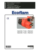 Ecoflam MAIOR P 300.1 MD Manual preview