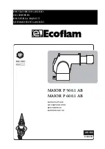 Предварительный просмотр 1 страницы Ecoflam Maior P 500.1 AB Manual