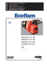 Preview for 1 page of Ecoflam Maior P120 PR Manual