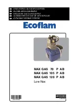 Ecoflam Max Gas 105 P AB Manual preview