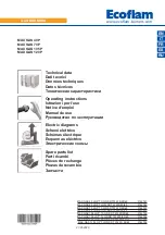 Предварительный просмотр 1 страницы Ecoflam MAX GAS 120 P Technical Data, Operating Instructions, Electric Diagrams, Spare Parts List